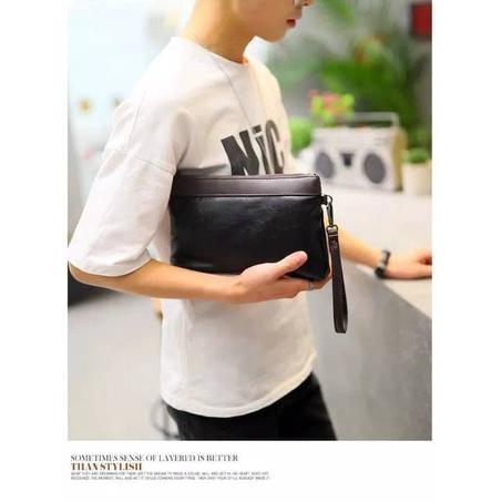TERBARU LEATHER CONCEPT TAS TANGAN PRIA - CLUTCH PRIA (LOTUS)