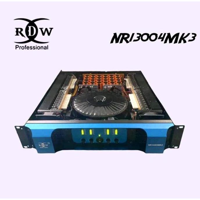 TERMURAH - Power Amplifier RDW NR 13004 MK3 NR 13004MK3 NR13004 Class H 4 Channel