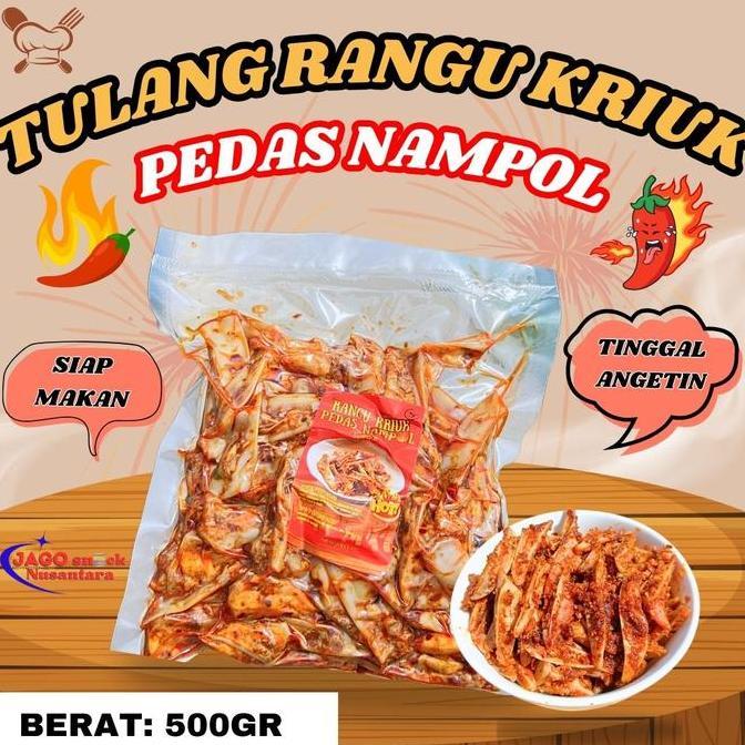 Paket Wareg 500Gr Rangu Kriuk Chili Oil Isi Banyak Puas Ayam Mantap Pedas Nagih Food Frozen Makanan 