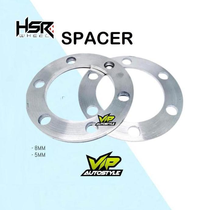 SPACER VELG LUBANG 6 TEBAL 5MM HSR SPISER UNTUK FORTUNER PAJERO TRITON PANTHER NEW BEST SELLER