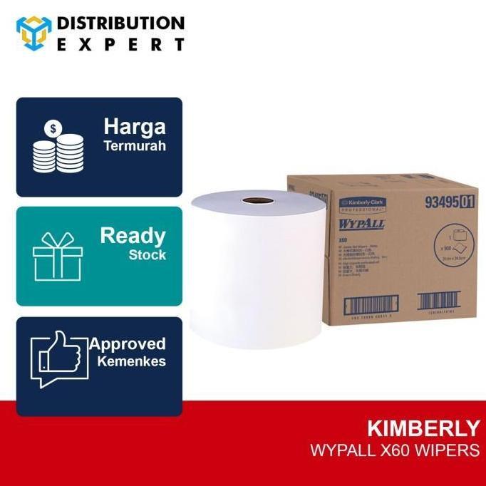 PROMO TERMURAH - WYPALL X60 93495 Tisu Pengganti Majun Penyerap Oli