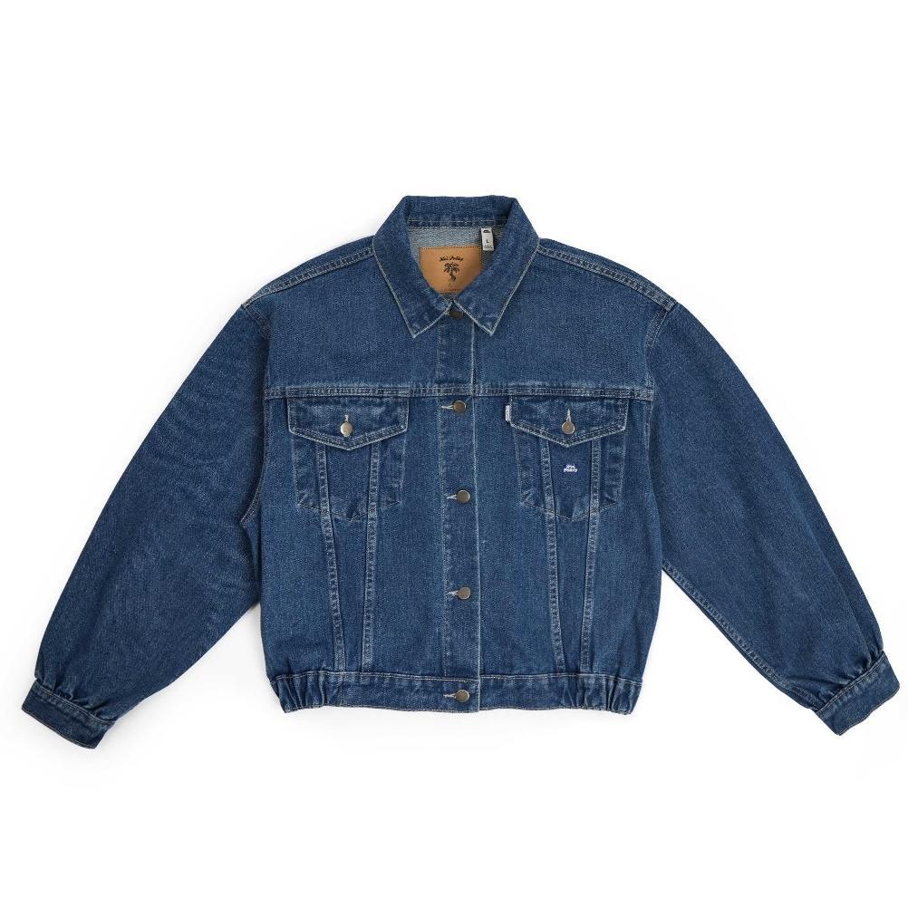 HOT PRODUCT Hoi Polloy - Pebble Denim Jacket (Blue)