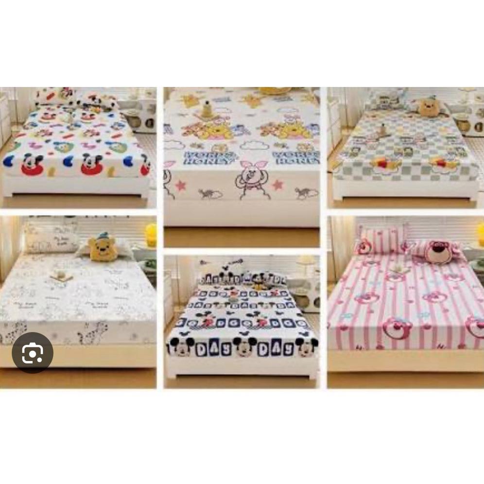 NEW Sprei Lovella Jumbo 180x200 Bahan Microtek Disperse [terbaik][terlaris]