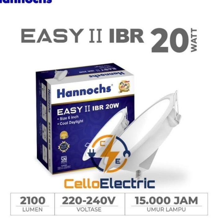 Led Hannochs Easy Ii 3W 5W 7W 9W 12W 15W 20W - Lampu Hannochs Downlight Easy Ii