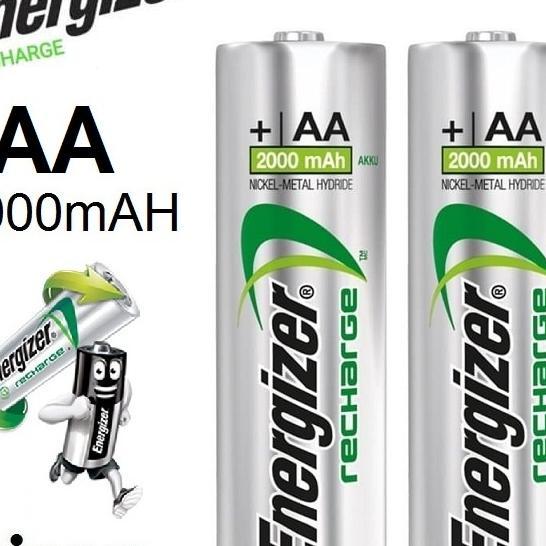 Baterai Energizer Rechargeable Aa 2000Mah 2Pcs