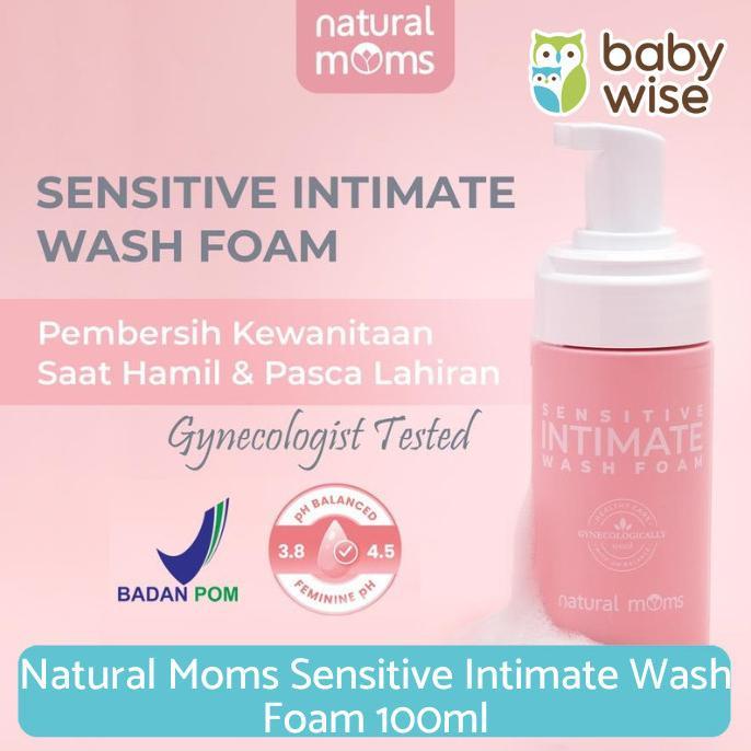 Natural Moms Sensitive Intimate Wash Foam 100Ml