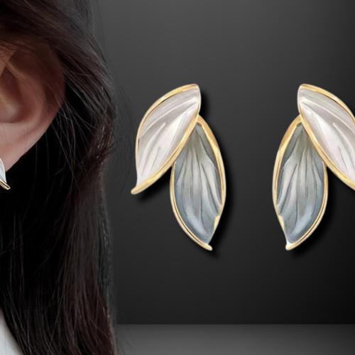 Noize Gwendolyn Anting Jepit Wanita Klip Tanpa Tindik Ear Clip S925 Daun