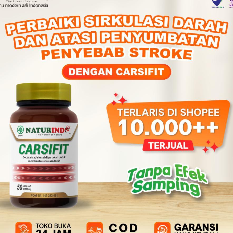 Obat Herbal Stroke Struk Herbal Strok Struk Herbal Pasca Stroke Carsifit Naturindo