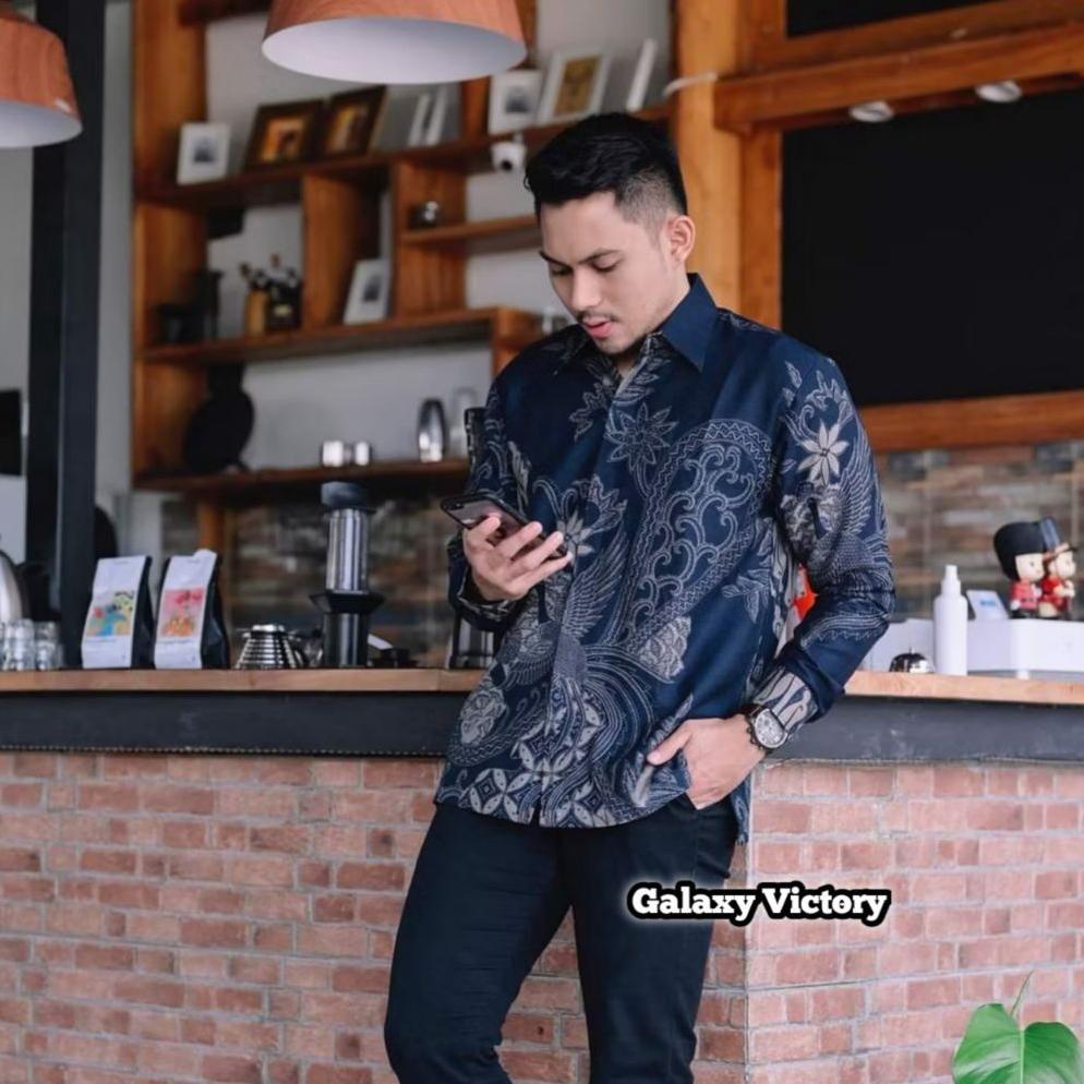 Discount Kemeja Batik Pria Slimfit Premium Batik ChrisR7 C-HR 1030