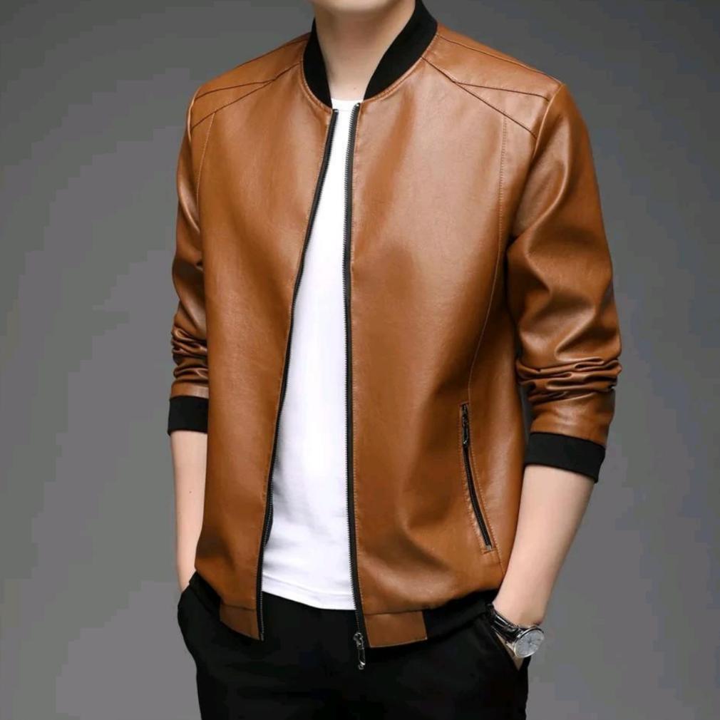 CUCI GUDANG (NEW TREN) Jaket Kulit Asli Pria Silverstone RFLA Ariel Noah