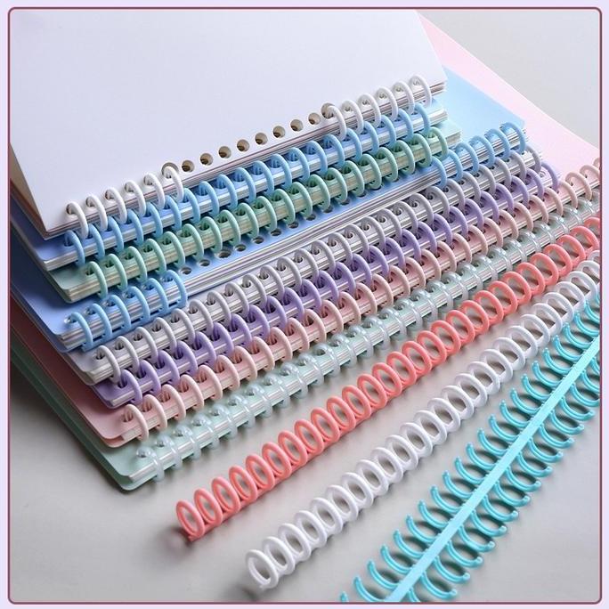 Ring Binder/Ring Binder Diy/Haru Ring Binder Plastik Spiral 30 Lubang Untuk Loose-Leaf Paper A4 B5 A