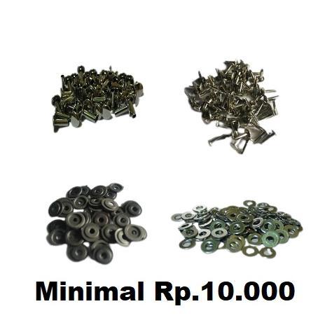 PAKU RIVET KELING HELM.PAKU BELAH,RING PLASTIK,RING BESI