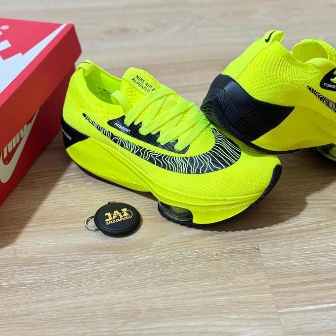 SEPATU SNEAKERS RUNNING NIKE AIR ZOOM ALPHA FLY YELLOW STABILO PRIA AM
