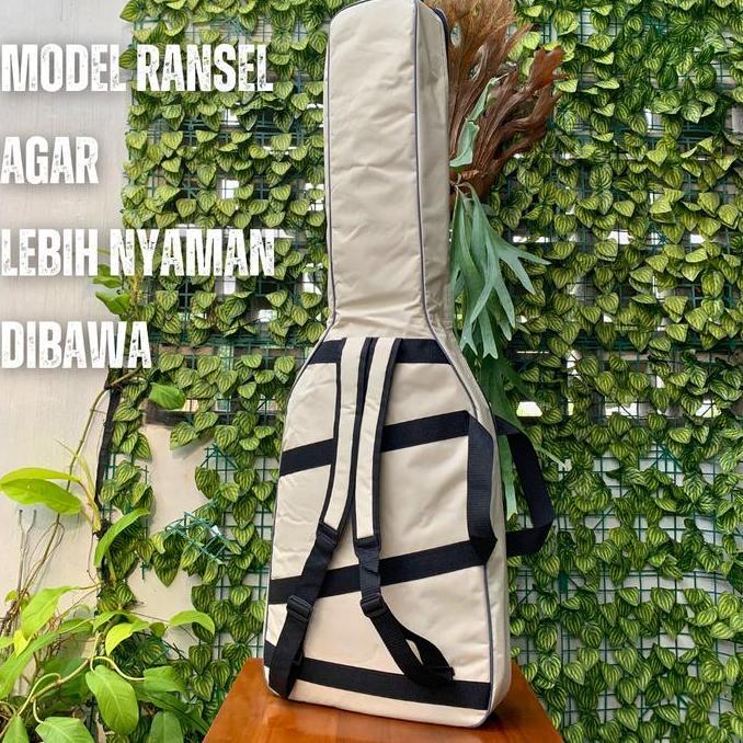 Tas Gitar Listrik Ransel -Softcase Melodi Tahan Air Ringan KH