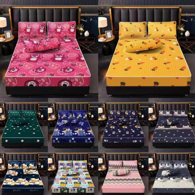 NEW Sprei Sultan Waterproof Anti Air  180x200 dan 160x200 [terbaik][terlaris]