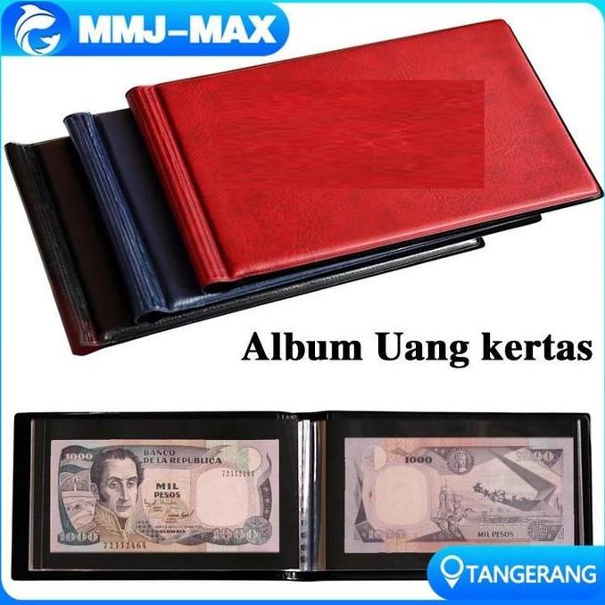 LEGOLANT 40 Lembar Album Uang Kertas/Album Uang Kuno/Koleksi Uang Kertas