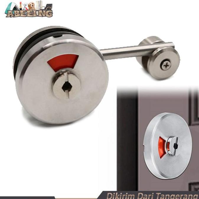 CIEN Grendel Indikator Toilet Partisi Kunci Indikator Pintu Kamar Mandi