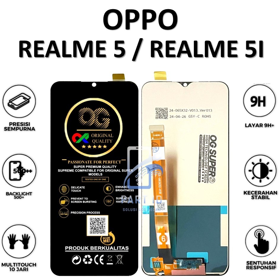 LCD TOUCHSCREEN REALME 5 / REALME 5I ORIGINAL 100%