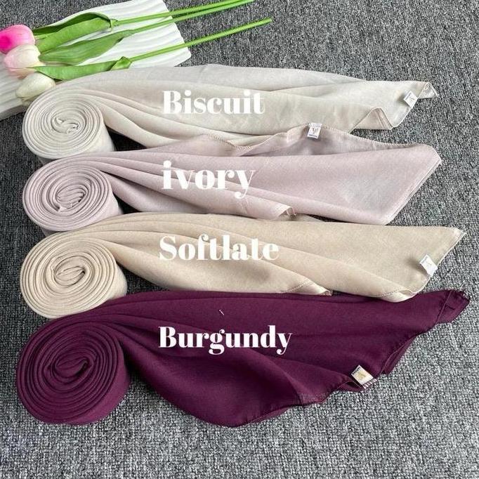 KhasanahHijab.Id Hijab Segi Empat Paris Jadul Original Varisha Banyak Pilihan Warna Cantik Tersedia 