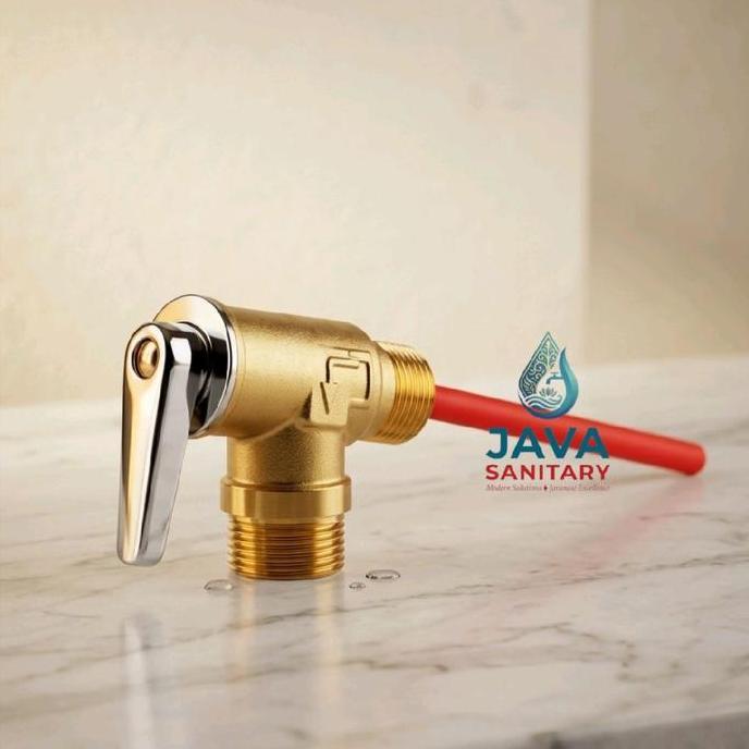 Safety Valve Wika Solahat Water Heater/Klep Pengaman Water Heater