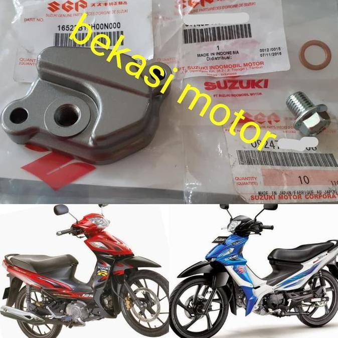 rumah dan baut tap oli dan ring suzuki shogun 125 FL RR SP axelo original