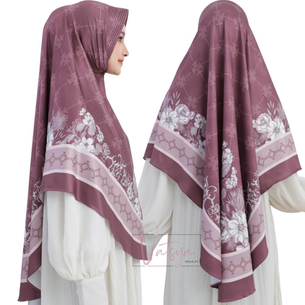 TERLARIS JILBAB INSTAN MOTIF HIJAB BERGO PRINTING JUMBO & STANDAR KERUDUNG SYARI