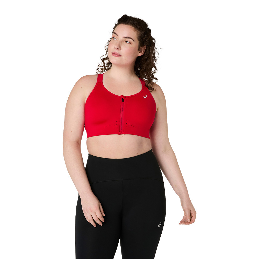 Asics Women Road Combination Zip Bra Western-2012D369.600