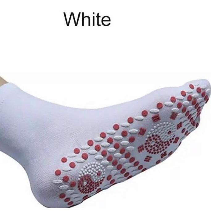 DV121 - Kaos kaki Terapi Penghangat Kaos Kaki Pria/Wanita Kaki Merah- Hitam-Putih