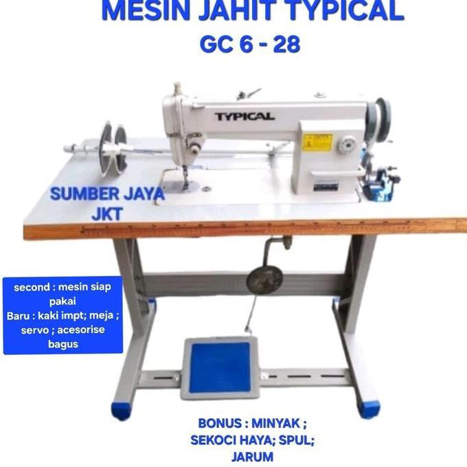 Terlaris Mesin Jahit Typical Dan Servo Meja