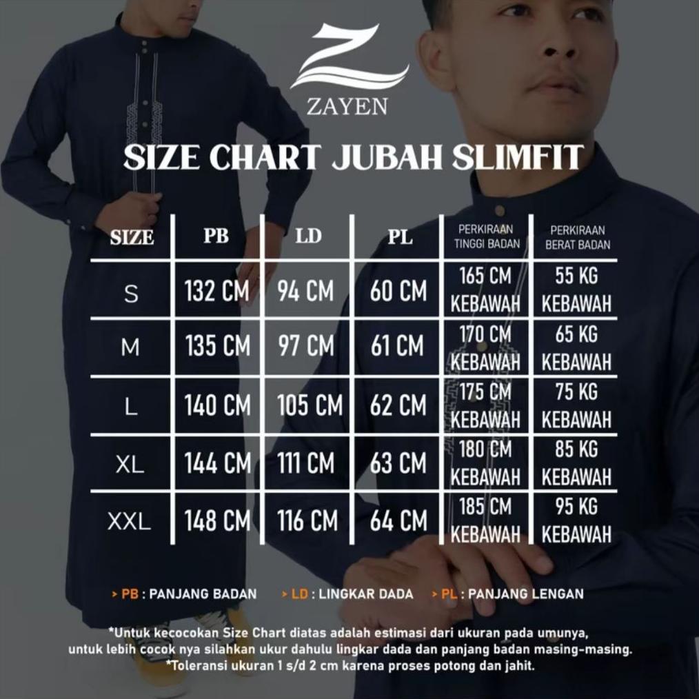 Sale Jubah Slimfit pria Gamis Pria bordir Slimfit jubah zayen hitam  jubah pria muslim jubba model t
