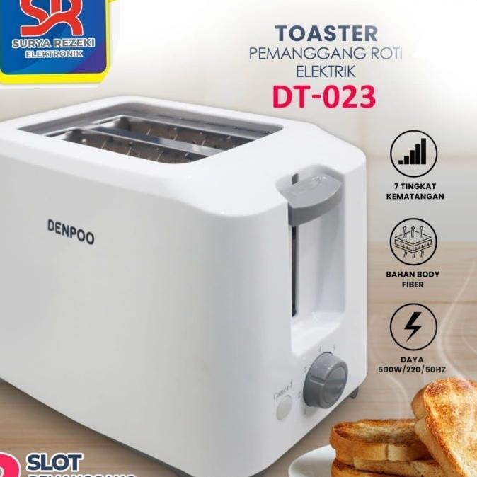 Toaster Denpoo Pemanggang Roti Dt 023