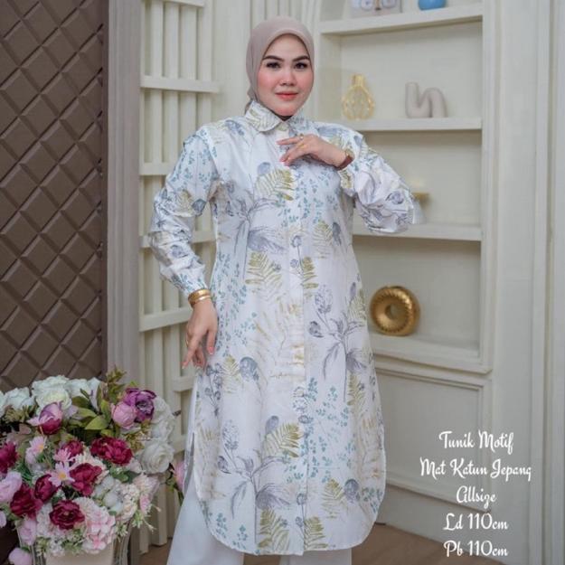 NEW PROMO tunik katun jepang motif / tunik katun jepang jumbo