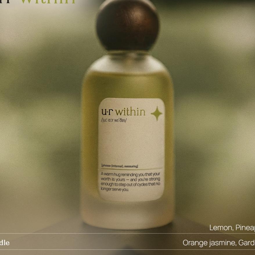 U-R Within Perfume Series 50Ml - Extrait De Parfum | Parfum Lokal, Wangi Tahan Lama, Unisex