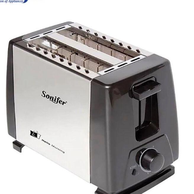 Toaster Sonifer Sf-6007 Alat Pemanggang Roti Bakar Listrik