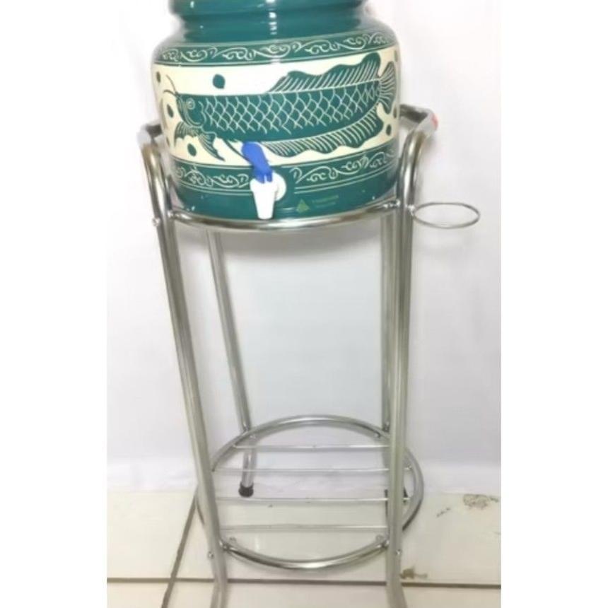 Kaki Guci Stainless / Meja Guci / Rak Meja Guci Galon Air
