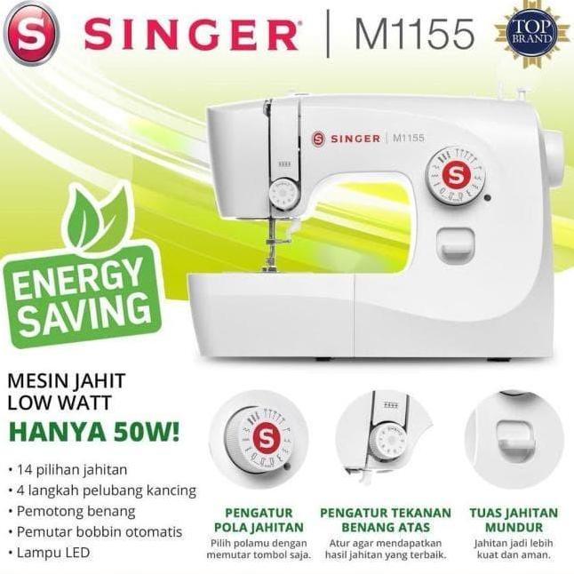 Terlaris Mesin Jahit Singer M1155 / M 1155 Mesin Singer Portable Multifungsi