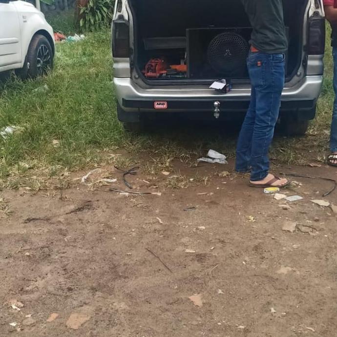 Tanduk belakang mobil kijang kapsul model towing arb