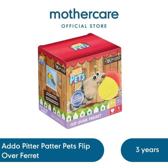 Addo Pitter Patter Pets Ferret & Ball - Mainan Boneka Interaktif Anak