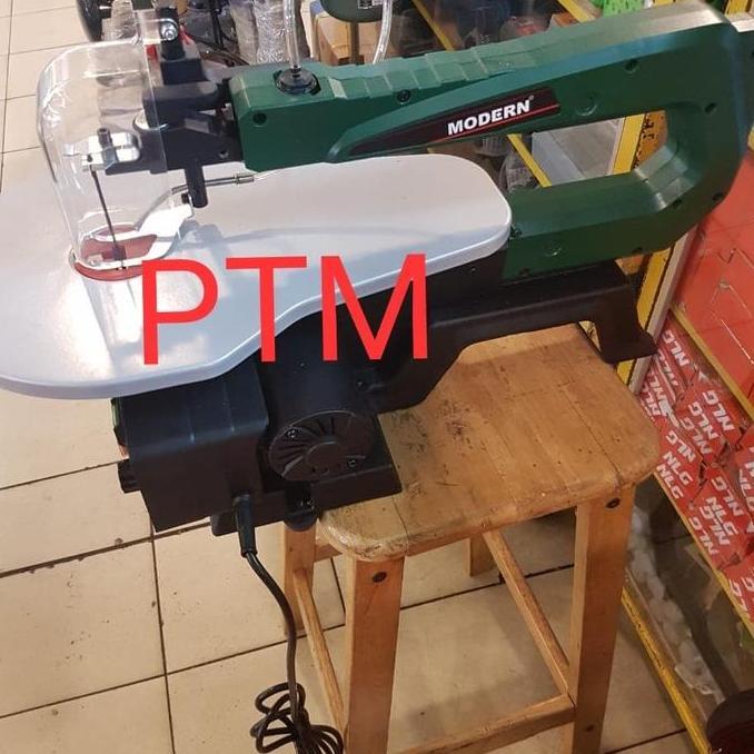 Terlaris Mesin Scroll Saw Modern M-400 / Gergaji Triplek Modern Jigsaw Duduk