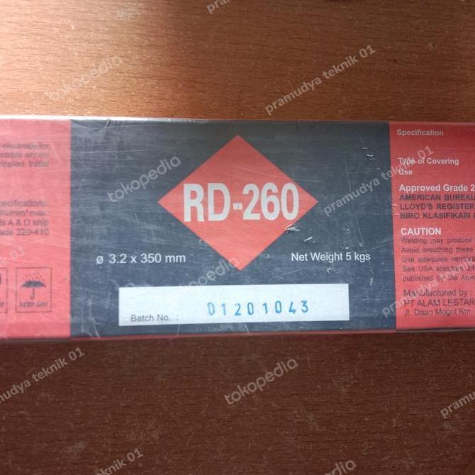 Promo Kawat Las Nikko Steel Rd 260 3.2Mm / Rd 260 3.2Mm Cod