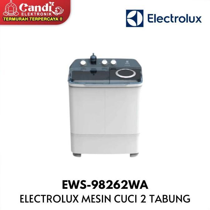 ELECTROLUX MESIN CUCI EWS-98262WA 8 KG TWIN TUB 2 TABUNG EWS-98262WA