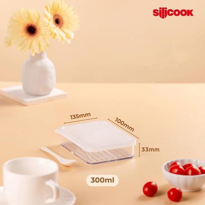 Silicook Food Container Flat 300ml - Container Food