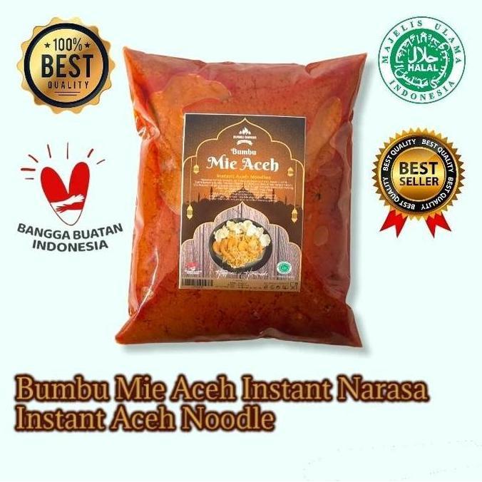 Pilihan- Baru Bumbu Mie Aceh Instant / Instant Aceh Noodle Seasoning Kuah Bumbu  Bmm
