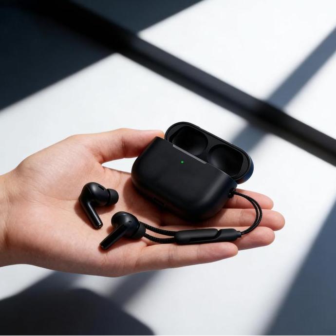 Geluid- 26 Phantom Gt60 Earphone Nirkabel, Anti Air Dalam, Baterai , Tws, Bass Kuat, Surround 3D, Pe