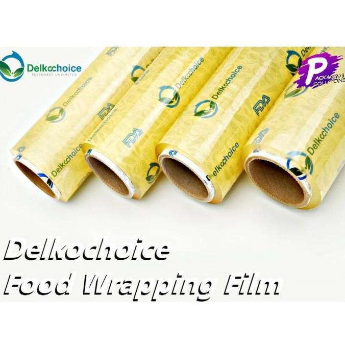 kree.shyna- PLASTIK FOOD WRAP / CLING WRAP - DELKOCHOICE GREEN ECONOMICAL 40CM Diskon