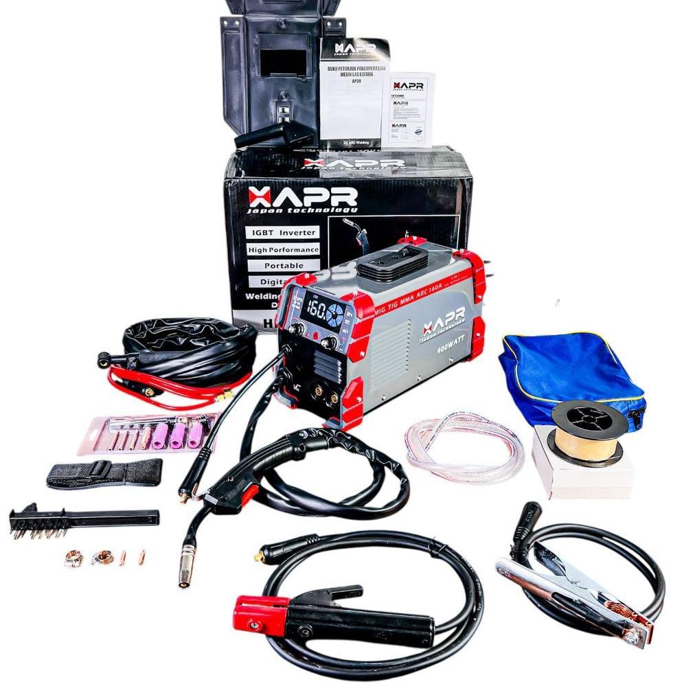 APR AP39PROMAX Mesin Las MIG TIG MMA MERK APR TYPE AP39 PROMAX XAPR BONUS STANG TIG MIG MMA DLL gas
