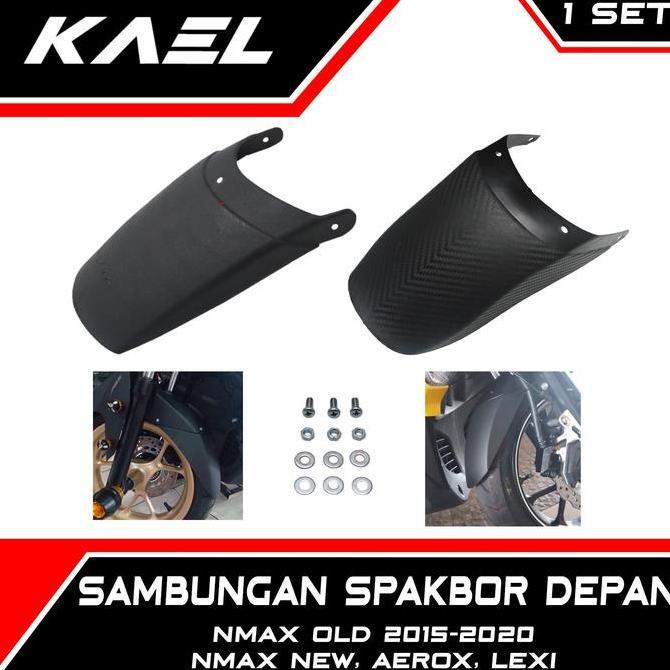 SAMBUNGAN SPAKBOR DEPAN YAMAHA NMAX OLD-NEW/AEROX/LEXI MUDFLAP CARBON TERMURAH