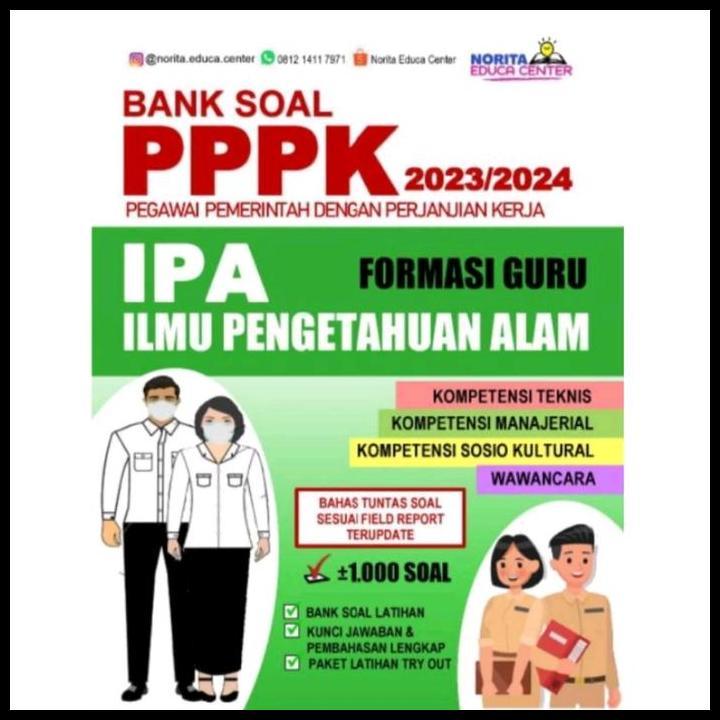 Buku Bank Soal Pppk Formasi Guru Ipa Ilmu Pengetahuan Alam Terbaru Promo