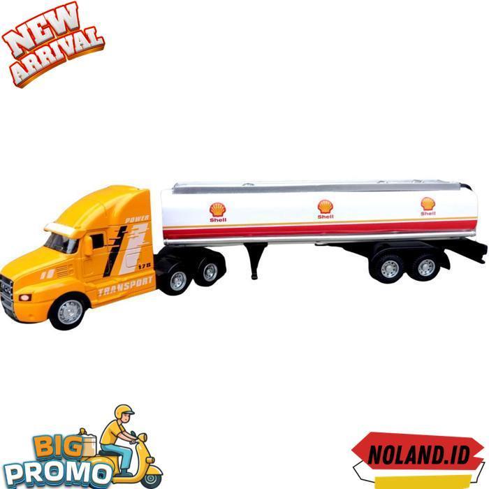 Diecast Truck Tangki Truck Oil Besi Premium Banyak Item