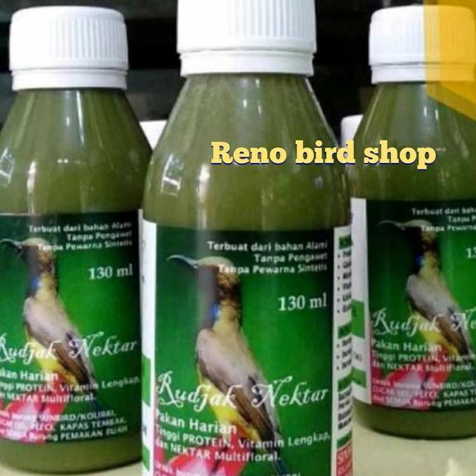 Rudjak Nektar Rujak Nektar Hijau Pakan Burung Kolibri Pleci Nectar